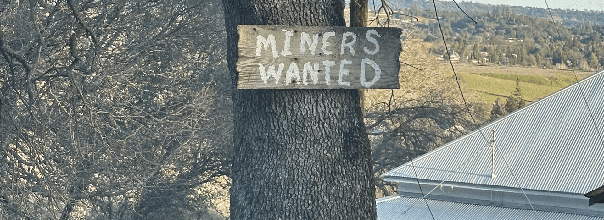 Kennedy Mine Entrance on a gravel road